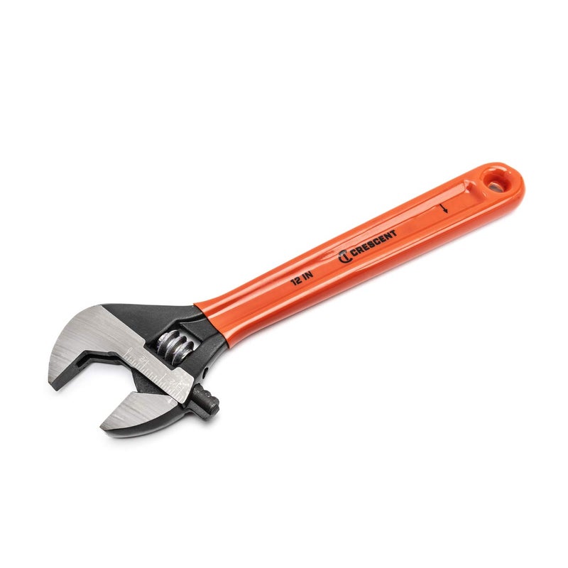 Crescent 8" Adjustable Black Oxide Cushion Grip Wrench - Carded - AT28CVS - Image 2